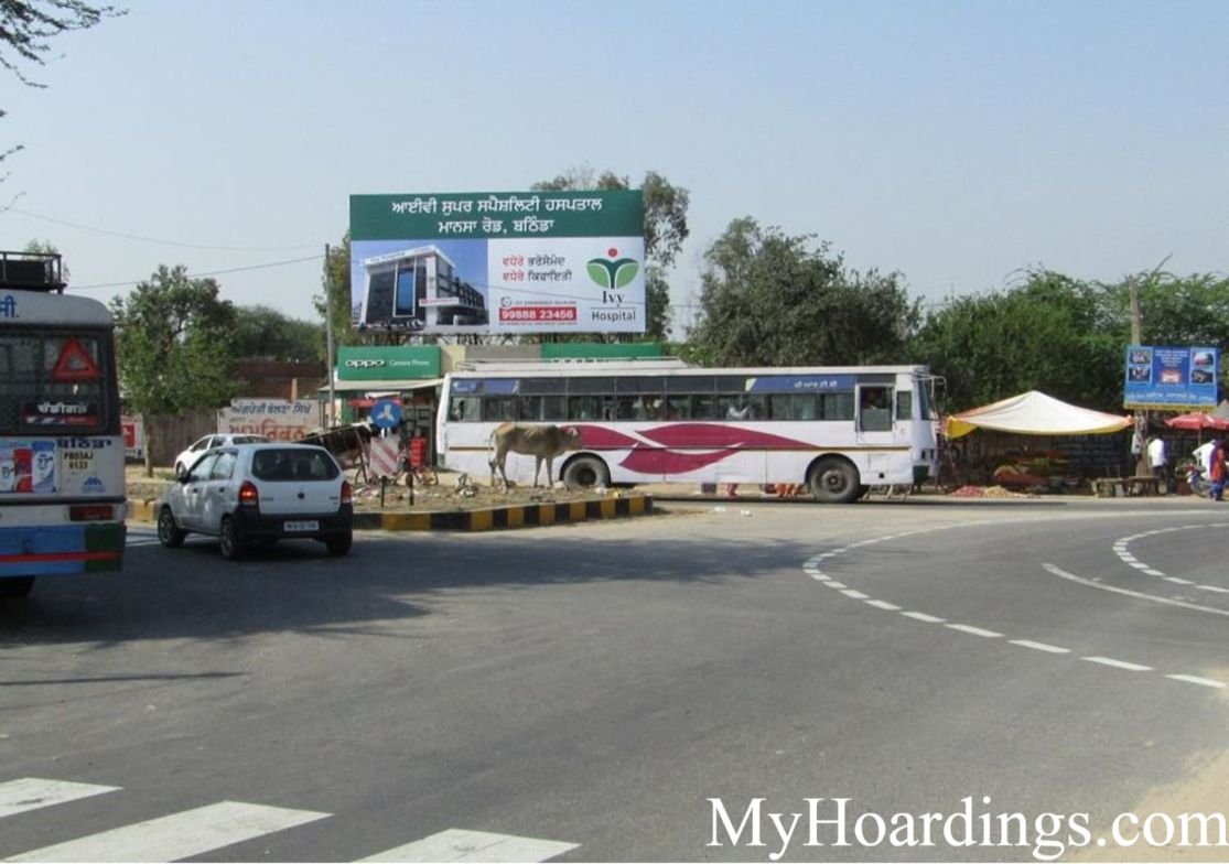 Hoardings rates in Mansa, Hoardings Company Mansa, Flex Banner,Outdoor Media in Punjab